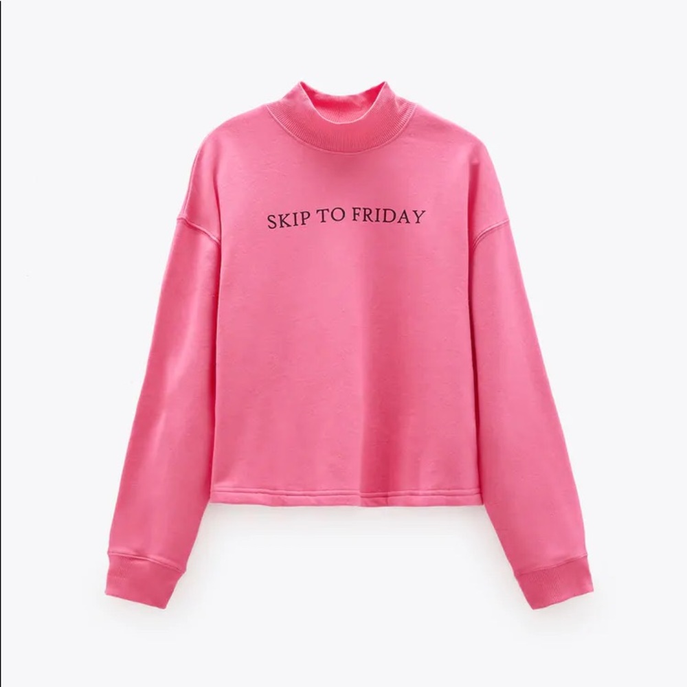 Zara Skip to Friday sweatshirt